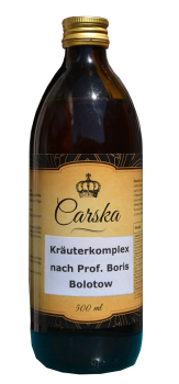 Carska Vodka by Boris Bolotov, alcohol-free herbal balm, for sluggish digestion, insufficient stomach acid, heartburn